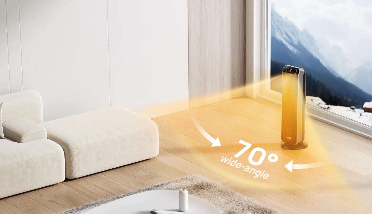 Elevate Your Comfort with DREO's Tower Heater for Rapid and Efficient Warmth