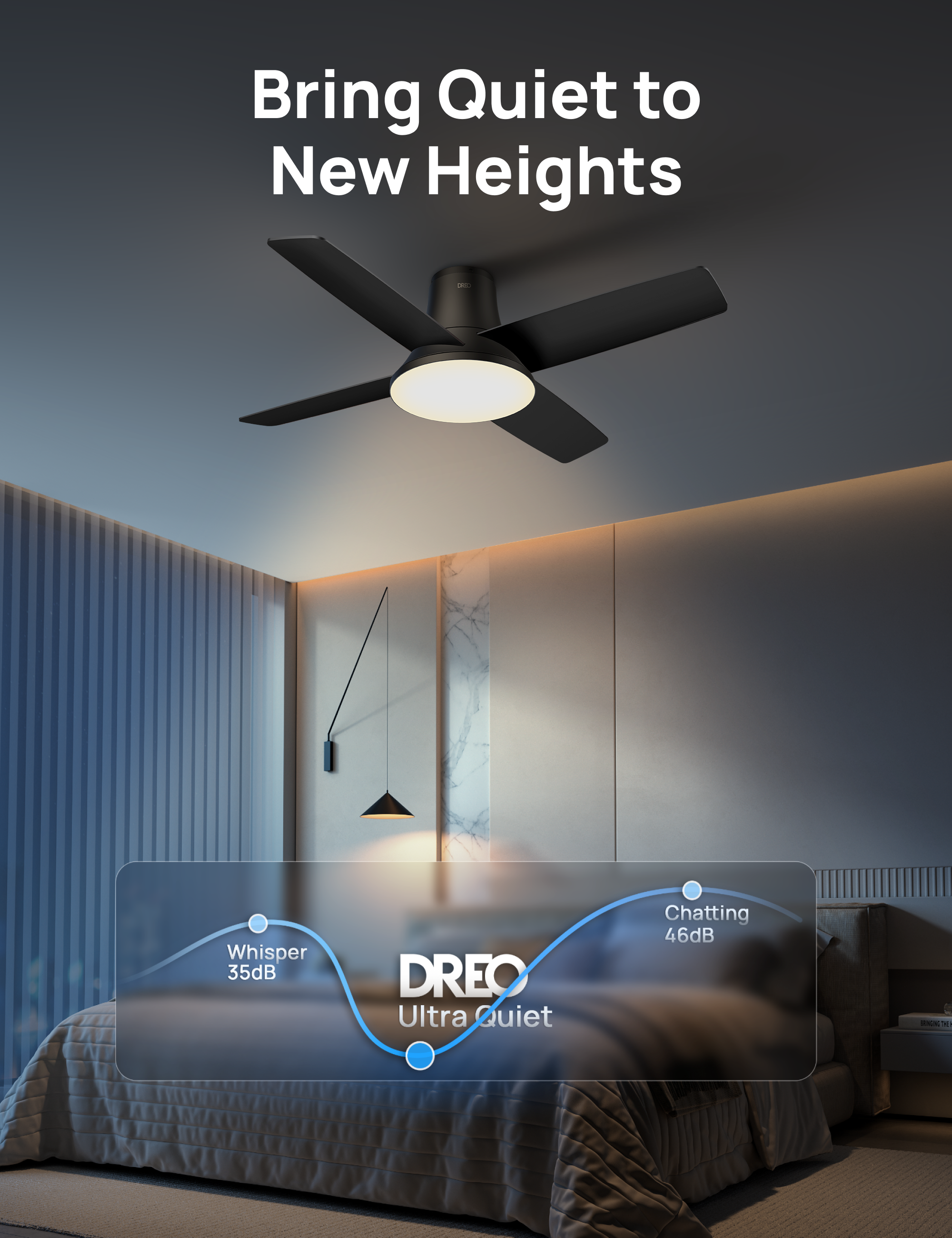 Heater Solaris Slim H2&Smart Ceiling Fan CLF513S