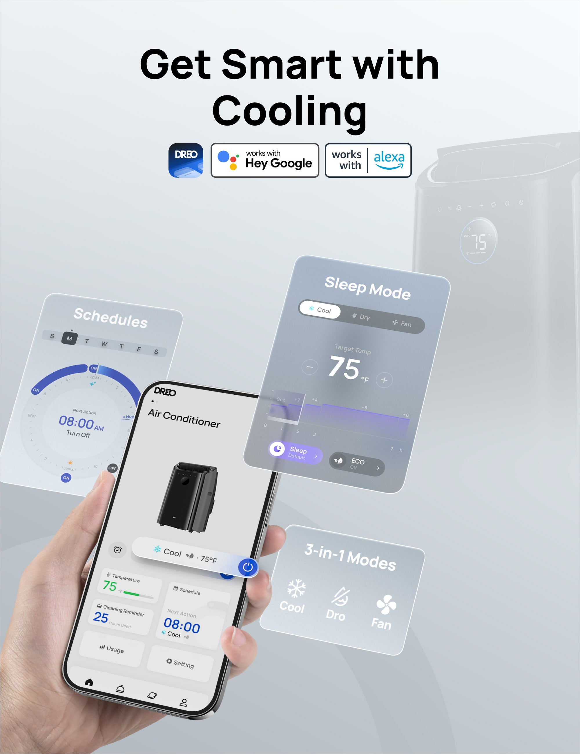 Smart Air Conditioner AC515S | 12000BTU