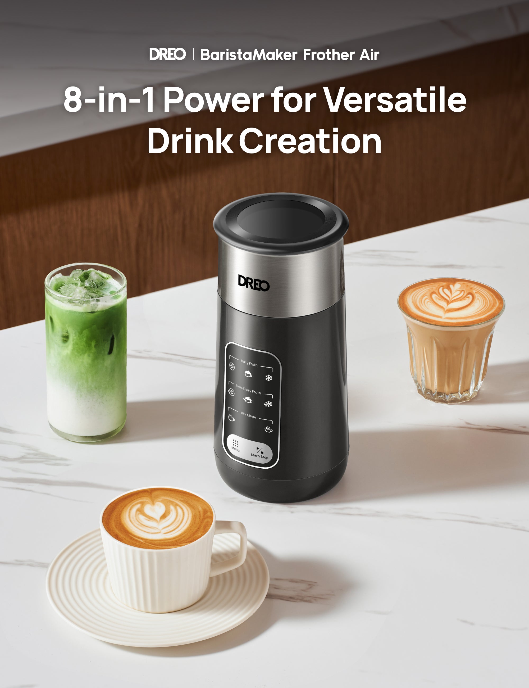 BaristaMaker Milk Frother Air