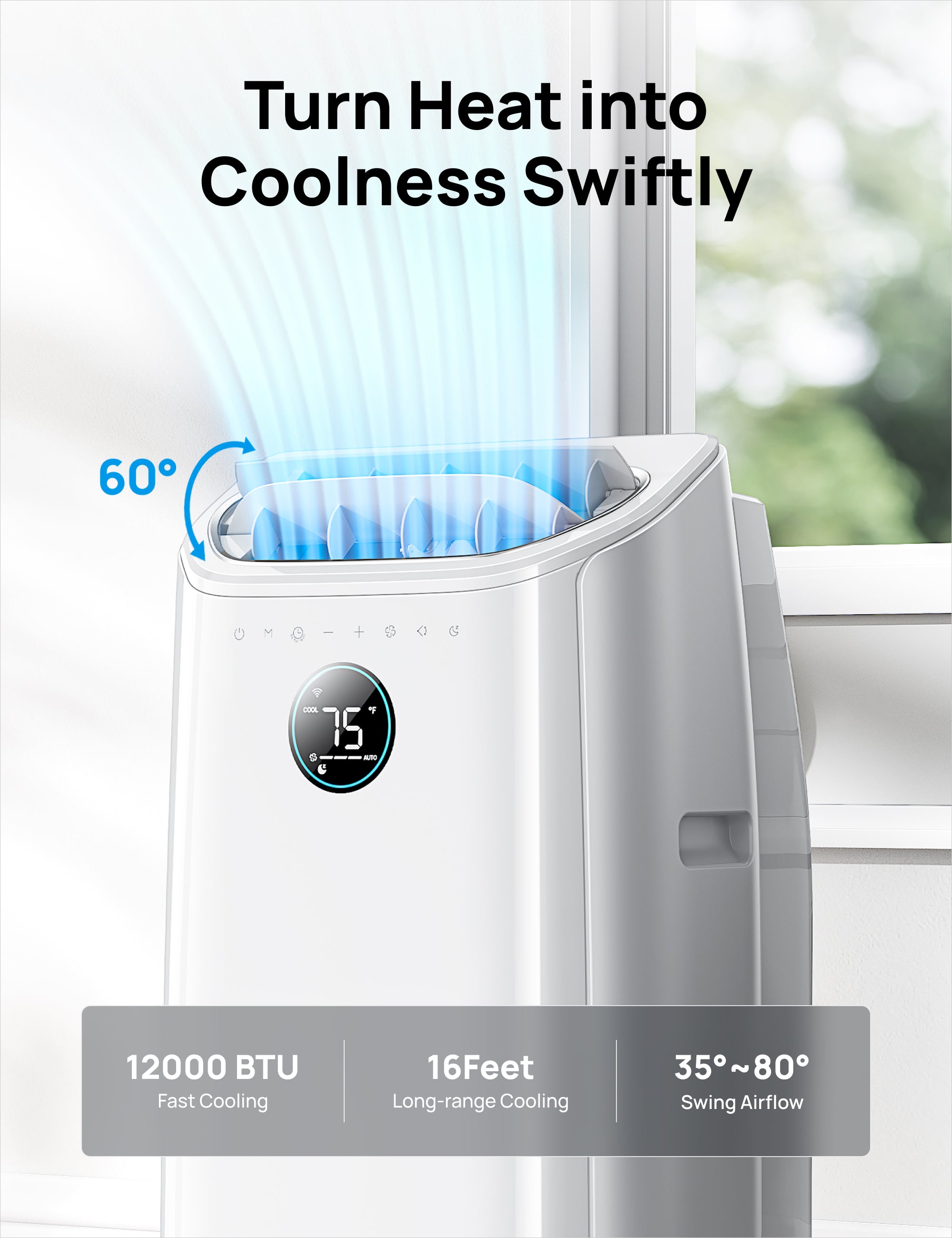 Smart Air Conditioner AC515S | 12000BTU