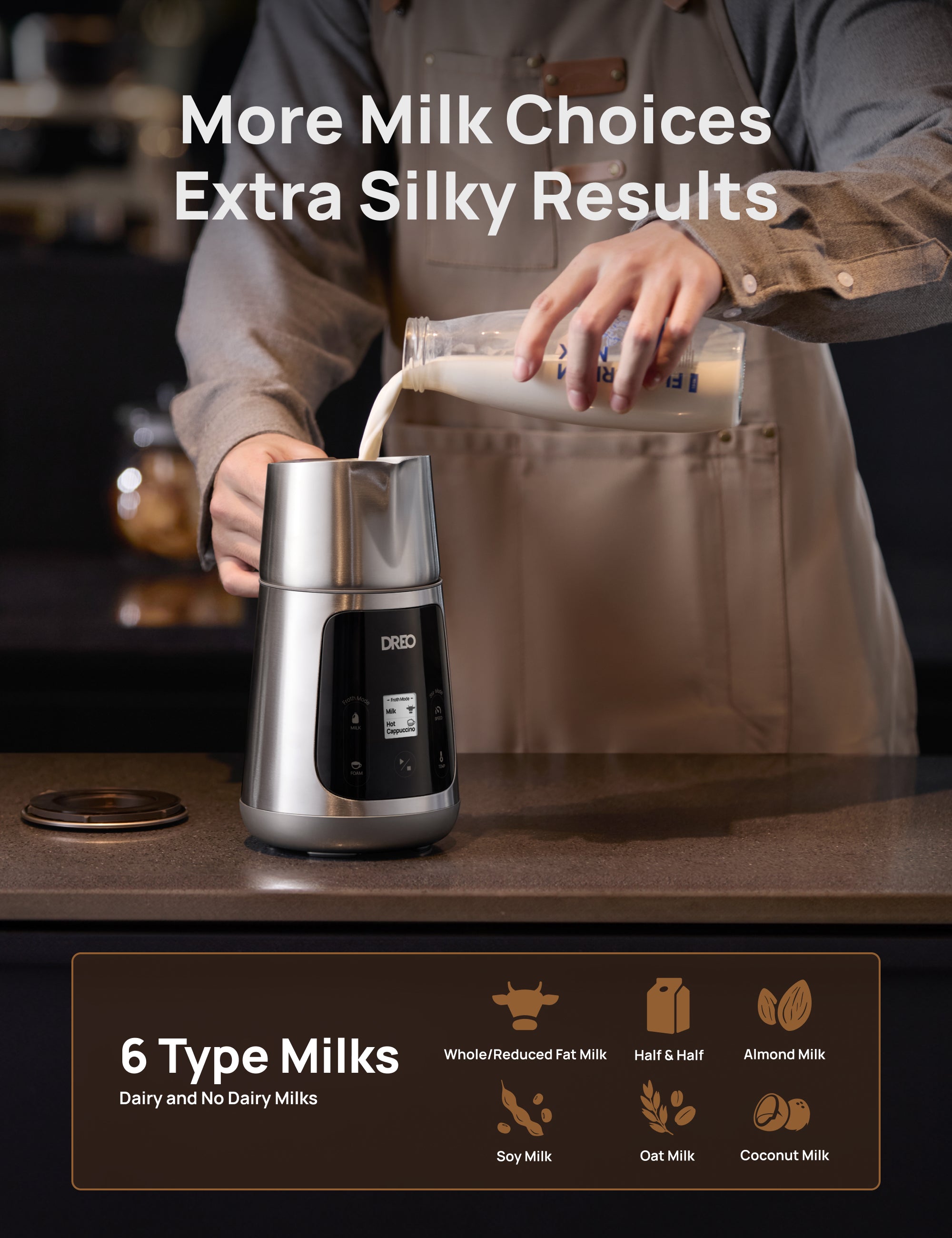 BaristaMaker Milk Frother-CA