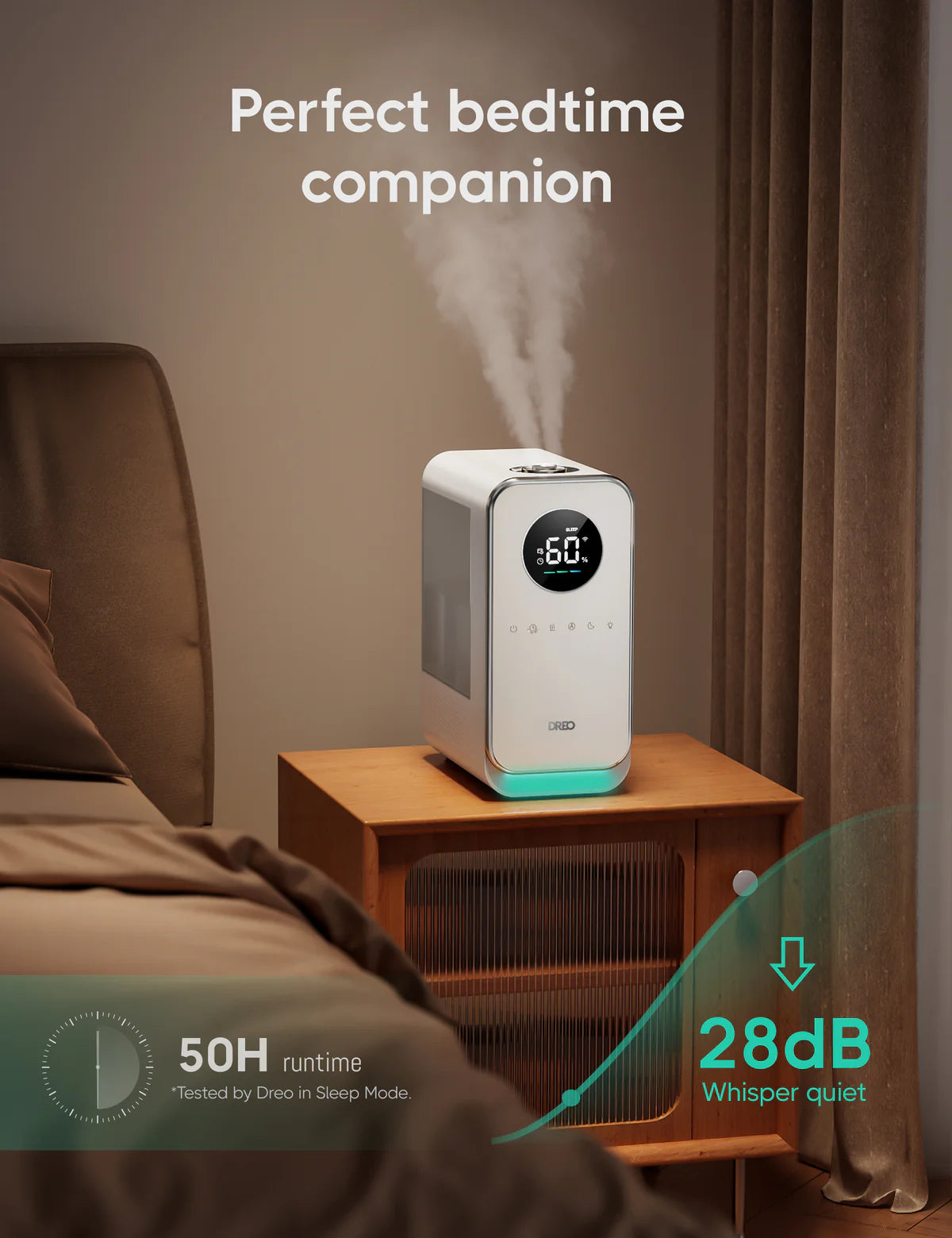 Heater Atom One with Motion Sensor&Smart Humidifier HM512S 5L