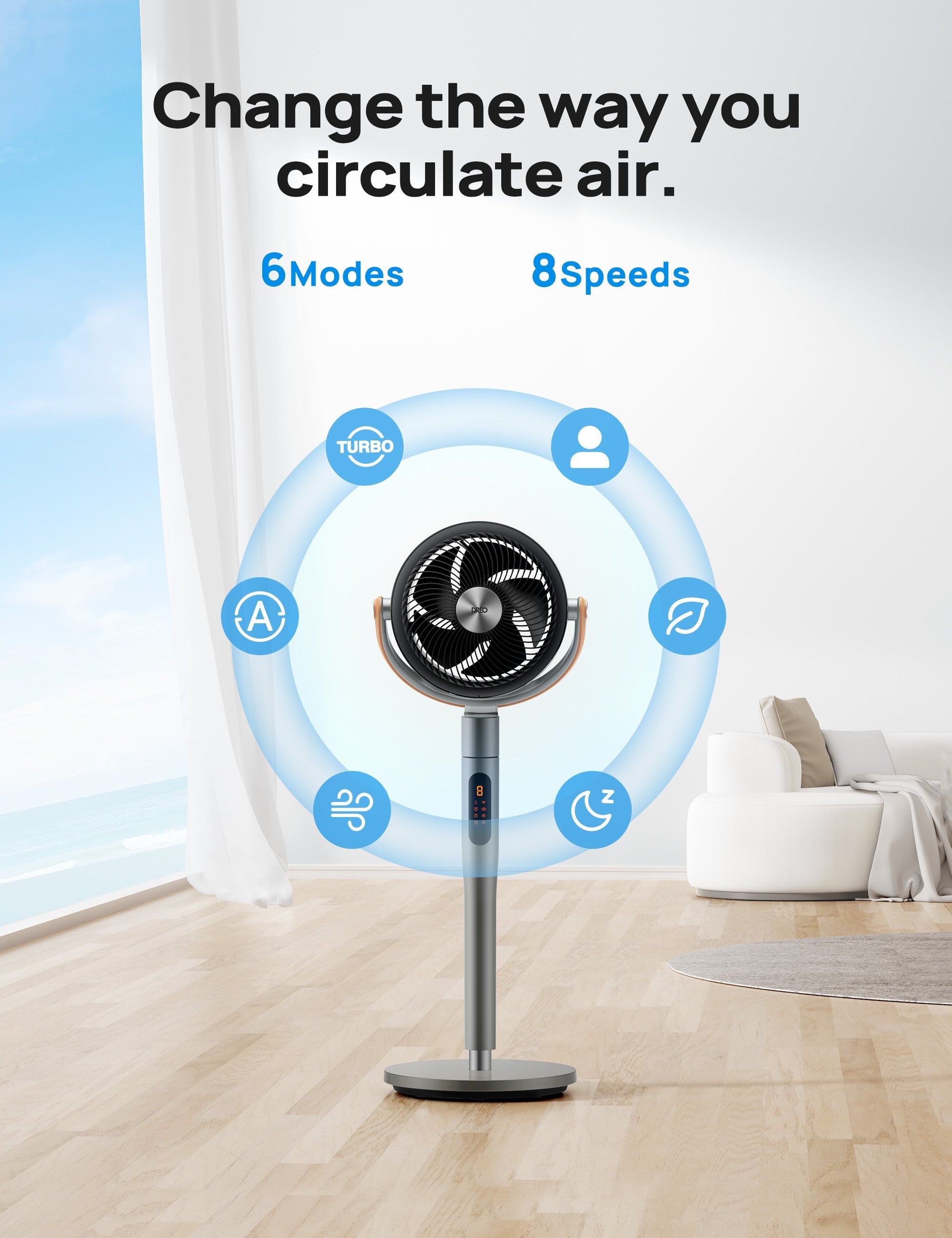 Smart Air Circulator PolyFan 513S